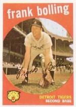 1959 Topps Baseball Cards      280A    Frank Bolling GB